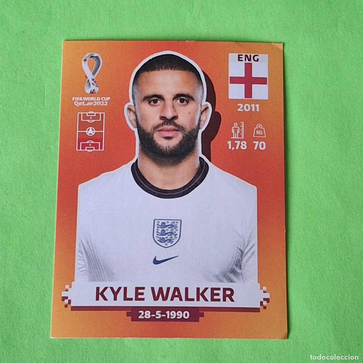 Cromos de F&uacute;tbol: WORLD CUP MUNDIAL QATAR 2022 - VERSION NARANJA SUDAMERICA - ENG 9 INGLATERRA - KYLE WALKER