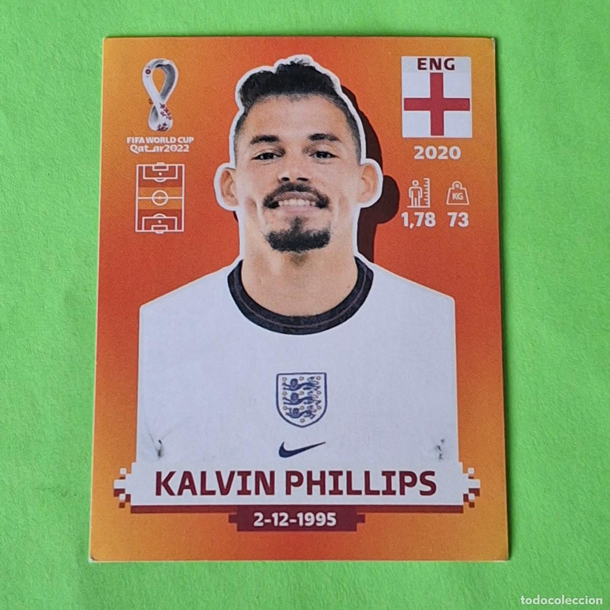 Cromos de F&uacute;tbol: WORLD CUP MUNDIAL QATAR 2022 - VERSION NARANJA SUDAMERICA - ENG 14 INGLATERRA - KALVIN PHILLIPS