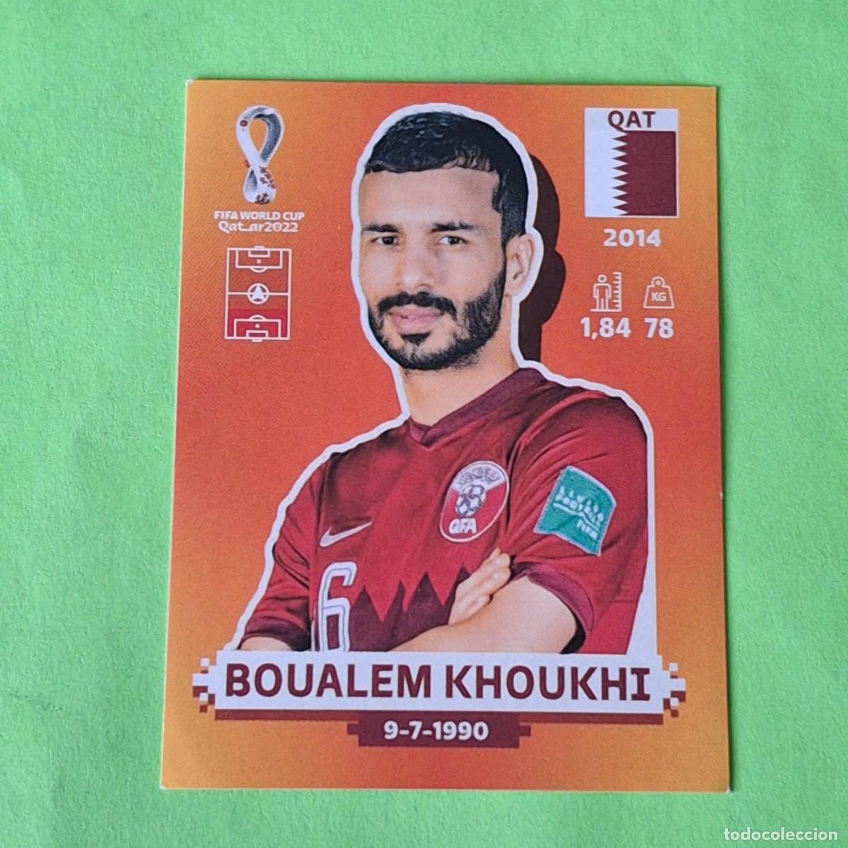Cromos de F&uacute;tbol: WORLD CUP MUNDIAL QATAR 2022 - VERSION NARANJA SUDAMERICA - QAT 8 QATAR - BOUALEM KHOUKHI
