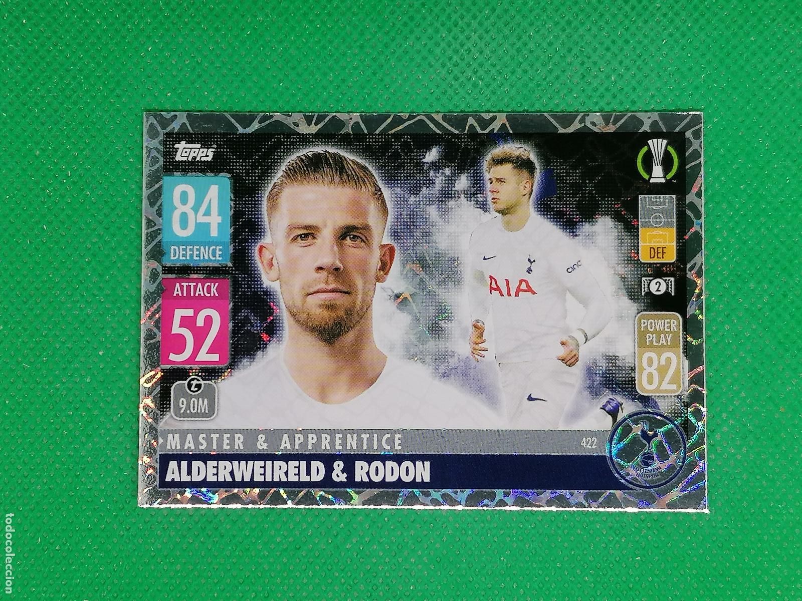 Cromos de F&uacute;tbol: 422 ALDERWEIRELD & RODON TOTTENHAM MASTER & APRENDICE ⚽TOPPS MATCH ATTAX CHAMPIONS 2021 2022 21 22 ⚽