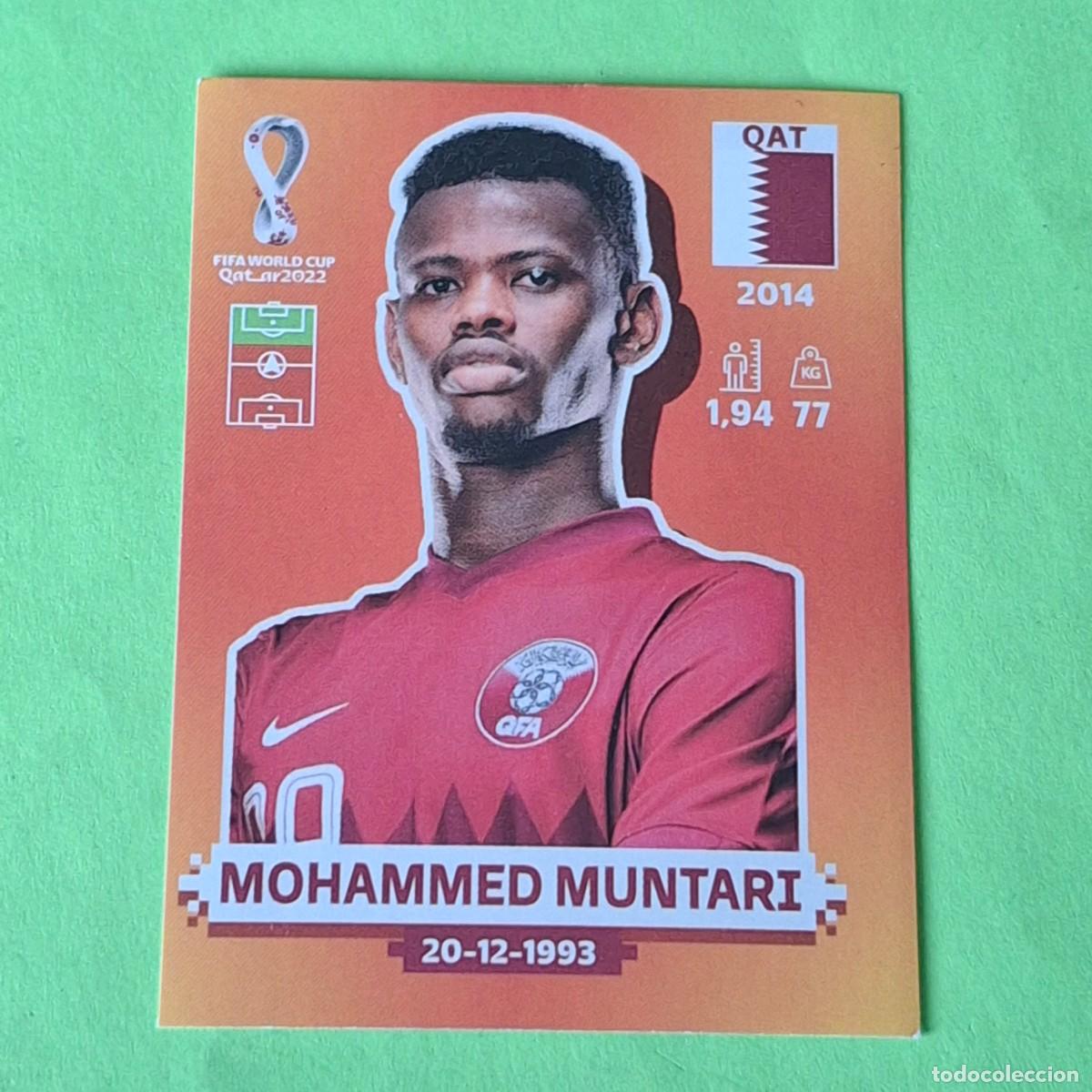 Cromos de F&uacute;tbol: WORLD CUP MUNDIAL QATAR 2022 - VERSION NARANJA SUDAMERICA - QAT 19 QATAR - MOHAMMED MUNTARI