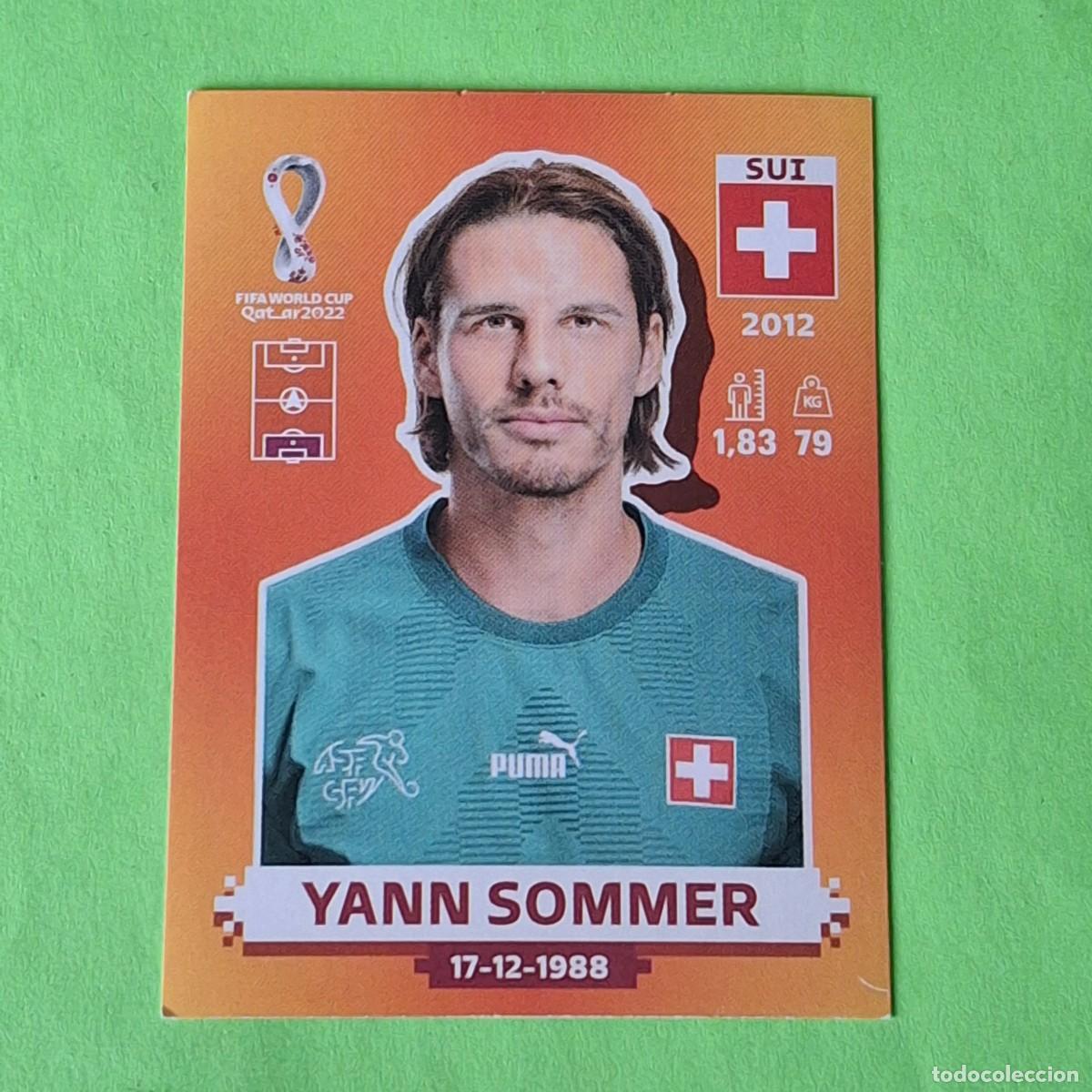 Cromos de F&uacute;tbol: WORLD CUP MUNDIAL QATAR 2022 - VERSION NARANJA SUDAMERICA - SUI 2 SUIZA - YANN SOMMER