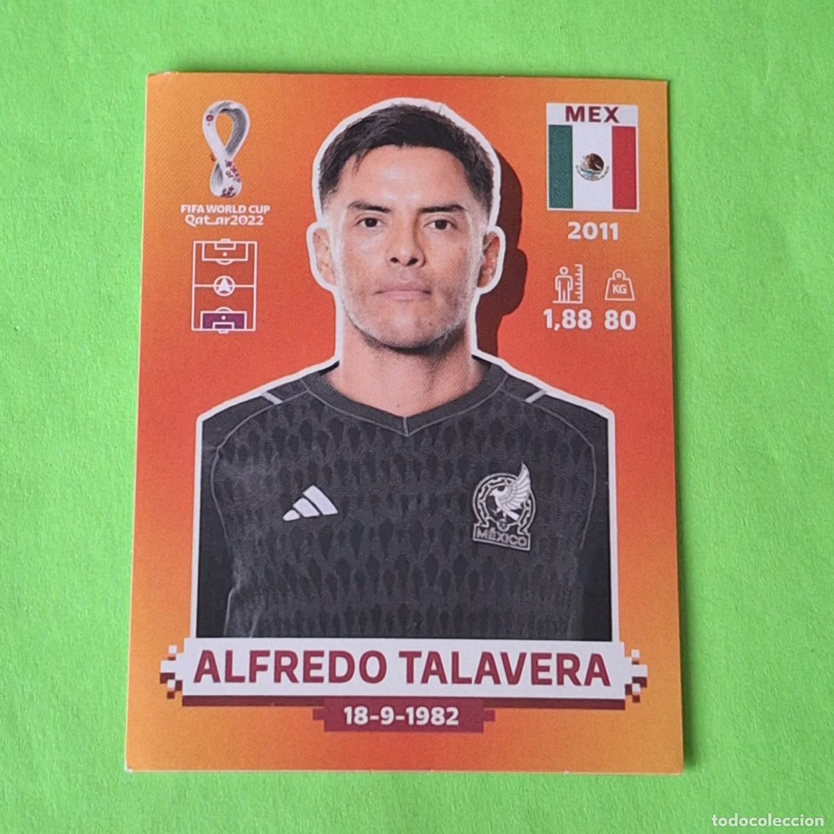 Fu&szlig;ball-Sticker: WORLD CUP MUNDIAL QATAR 2022 - VERSION NARANJA SUDAMERICA - MEX 3 MEJICO - ALFREDO TALAVERA