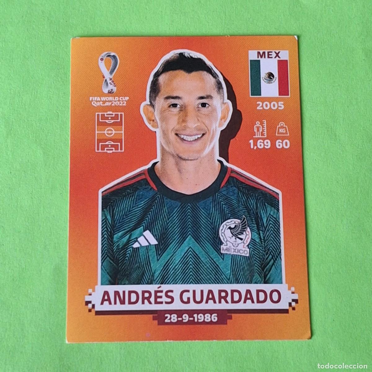 Figurine di Calcio: WORLD CUP MUNDIAL QATAR 2022 - VERSION NARANJA SUDAMERICA - MEX 12 MEJICO - ANDRES GUARDADO