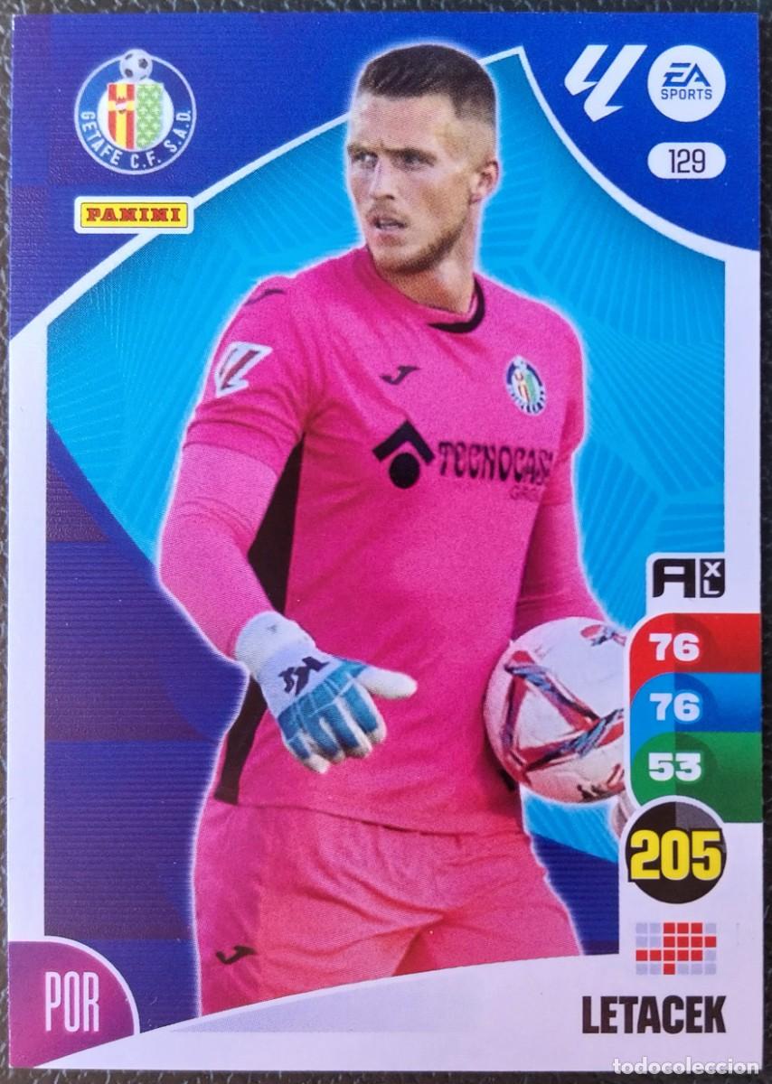 Cromos de F&uacute;tbol: 129 LETACEK GETAFE CF FICHAS ALBUM ADRENALYN XL 2024 2025 24 25