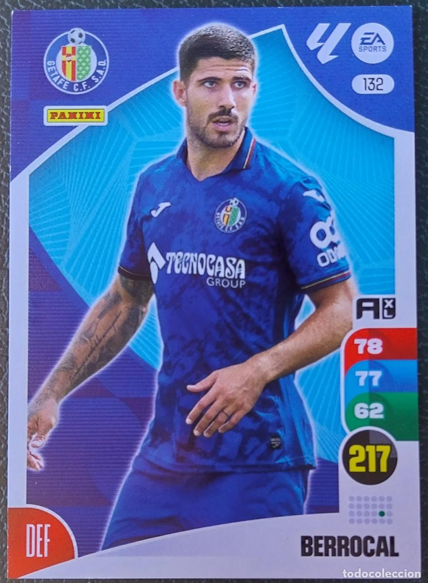 Cromos de F&uacute;tbol: 132 BERROCAL GETAFE CF FICHAS ALBUM ADRENALYN XL 2024 2025 24 25