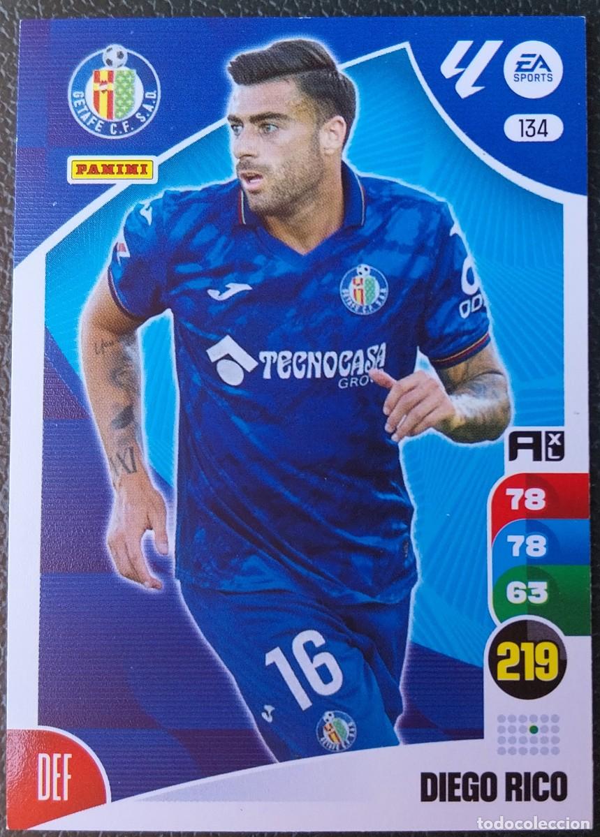 Cromos de F&uacute;tbol: 134 DIEGO RICO GETAFE CF FICHAS ALBUM ADRENALYN XL 2024 2025 24 25