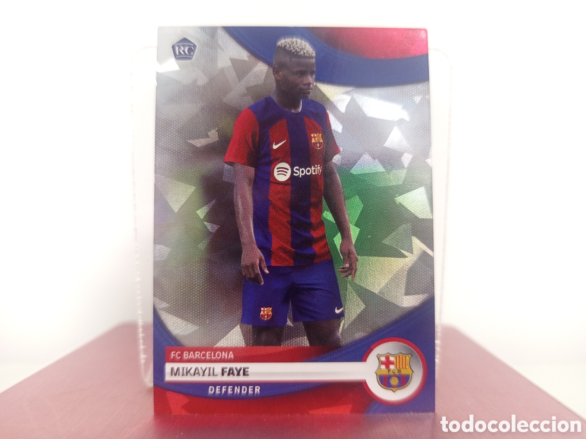 Cromos de Futebol: ❇️ CROMO ⚽ ROOKIE MIKAYIL FAYE FC BARCELONA DIAMANTES TEAM SET RC TOPPS 2023 24 ❇️