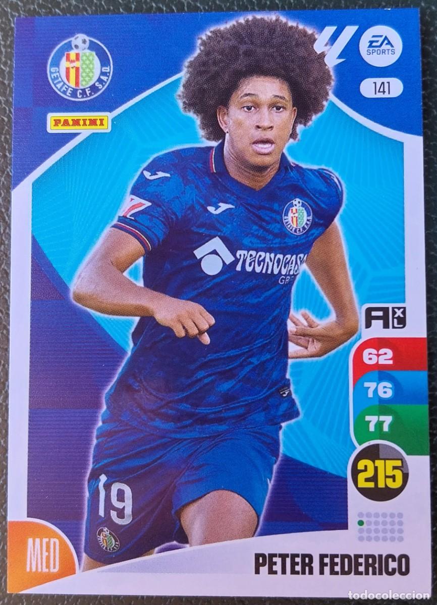 Cromos de F&uacute;tbol: 141 PETER FEDERICO GETAFE CF FICHAS ALBUM ADRENALYN XL 2024 2025 24 25