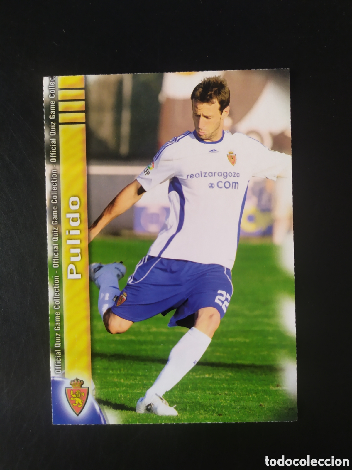 Cromos de F&uacute;tbol: Mundicromo fichas Liga 2009 2010 09 10 Pulido n&deg; 498 Real Zaragoza