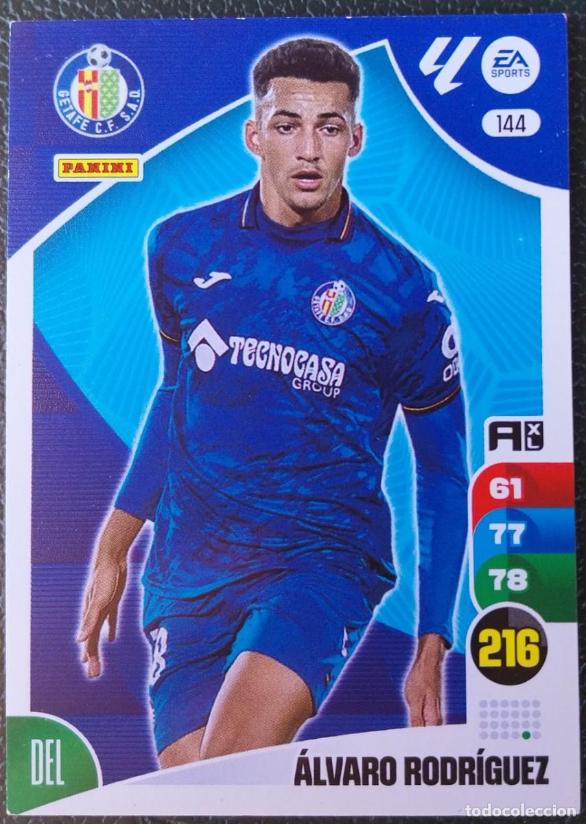 Cromos de F&uacute;tbol: 144 ALVARO RODRIGUEZ GETAFE CF FICHAS ALBUM ADRENALYN XL 2024 2025 24 25