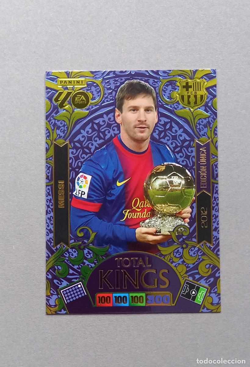 Cromos de F&uacute;tbol: MESSI 2012 EDICI&Oacute;N UNICA ADRENALYN XL DREAM BOX TOTAL KINGS 2025 2026 25 26 PANINI