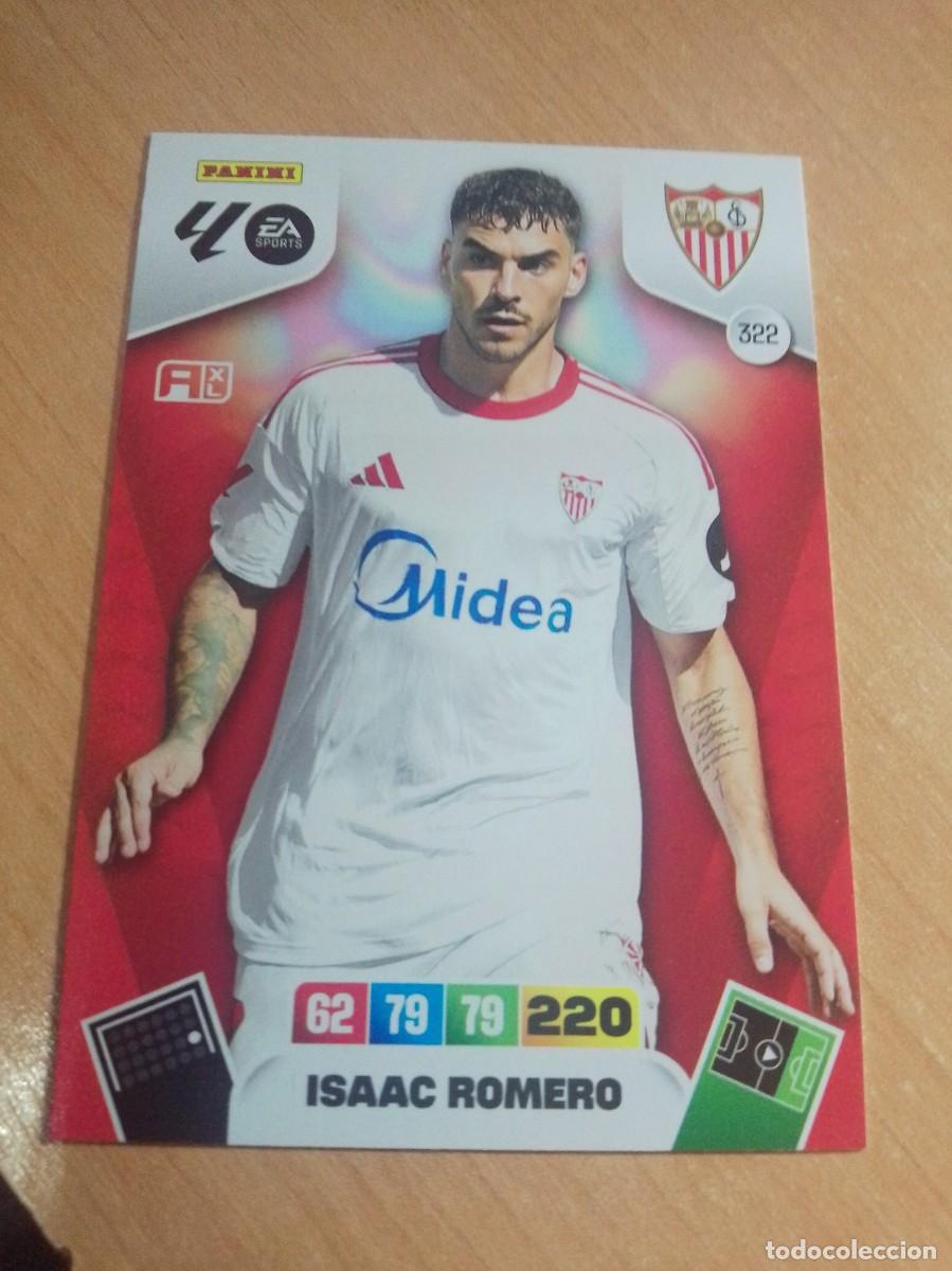 Cromos de F&uacute;tbol: 322 ISAAC ROMERO DEL SEVILLA 25 26 ADRENALYN XL 2025 2026