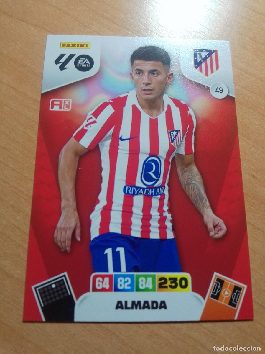 Cromos de F&uacute;tbol: 49 ALMADA DEL ATL&Eacute;TICO DE MADRID 25 26 ADRENALYN XL 2025 2026