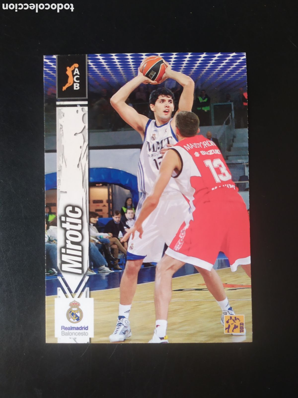 Cromos de F&uacute;tbol: Baloncesto ACB 2010 2011 10 11 panini Mirotic n&deg; 280 Real Madrid