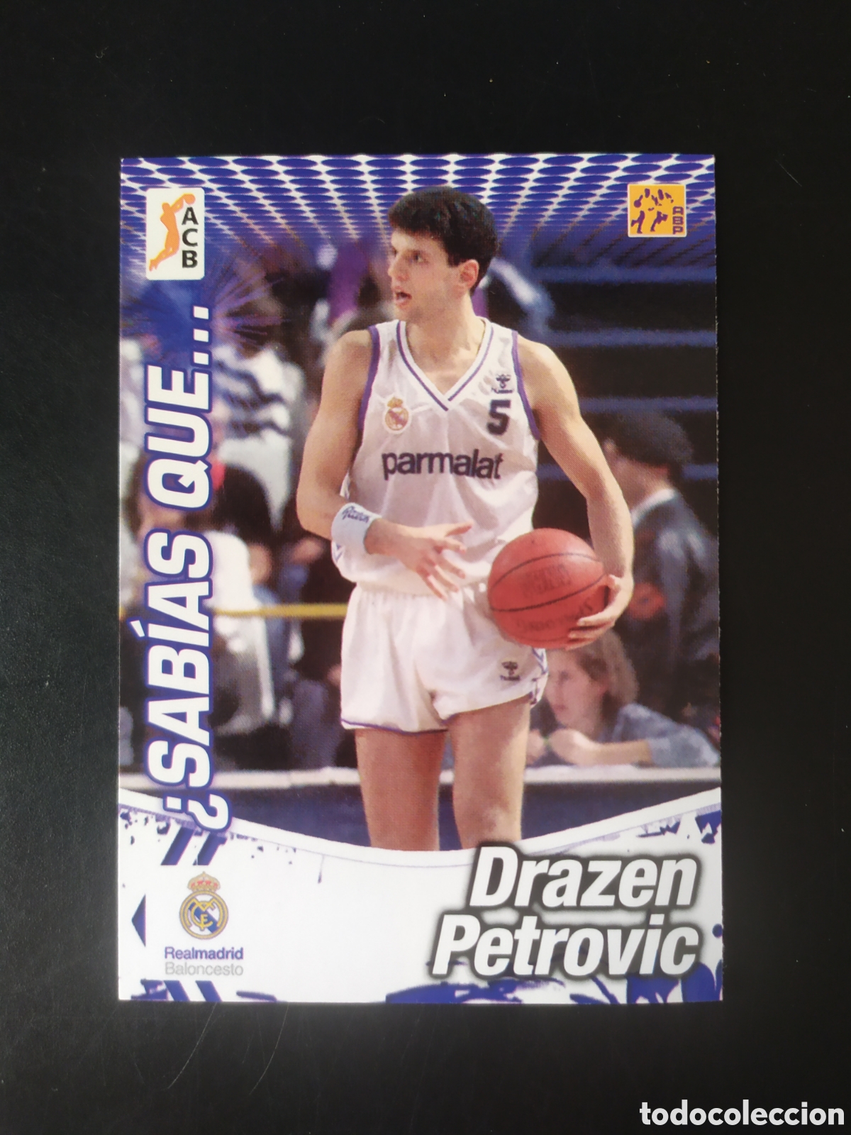 Cromos de F&uacute;tbol: Baloncesto ACB 2010 2011 10 11 panini Drazen Petrovic n&deg; 288 Real Madrid