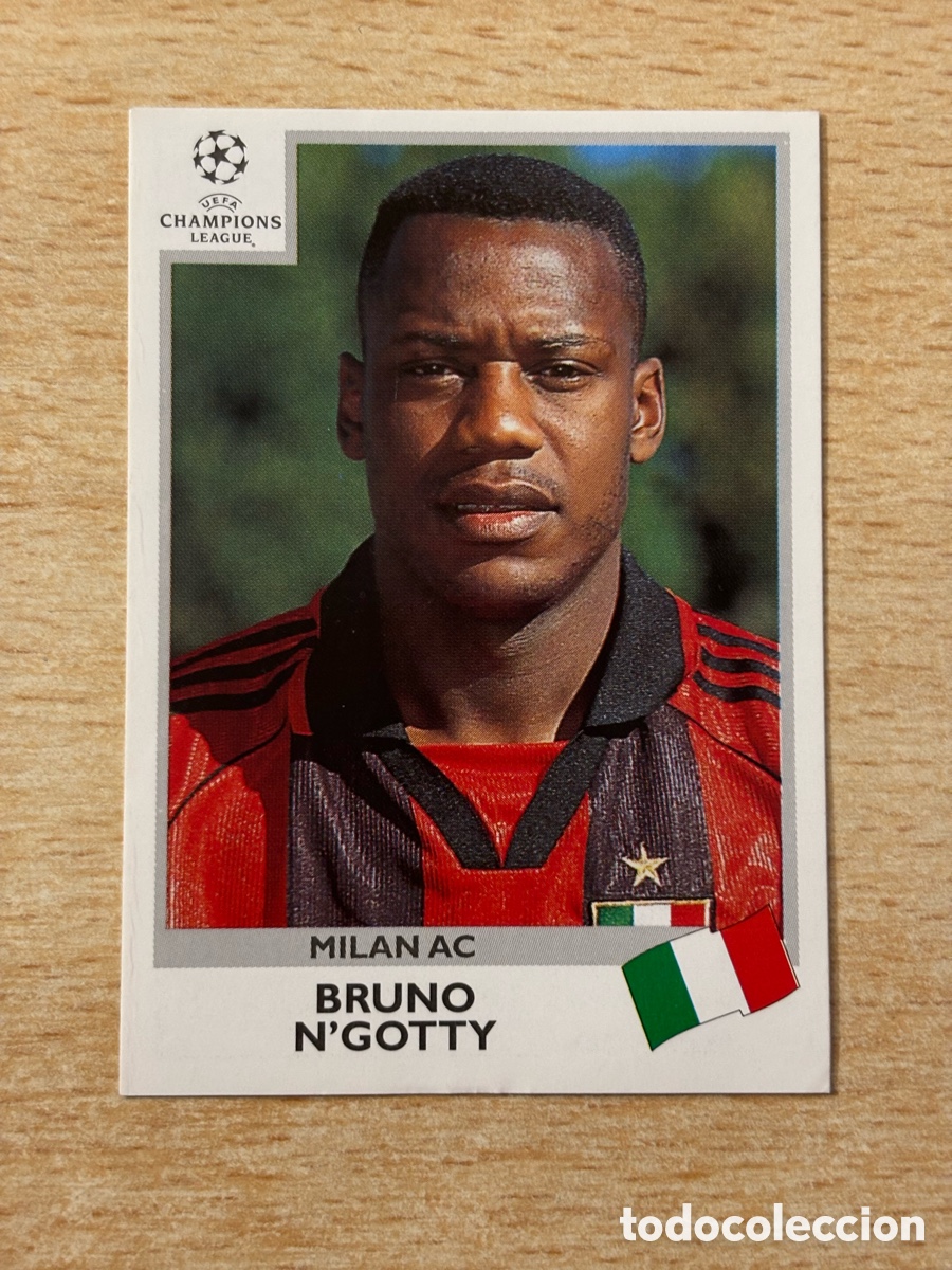 Cromos de F&uacute;tbol: # 295 N&rsquo;Gotty Milan AC Champions League 99 00 1999 2000 sin pegar