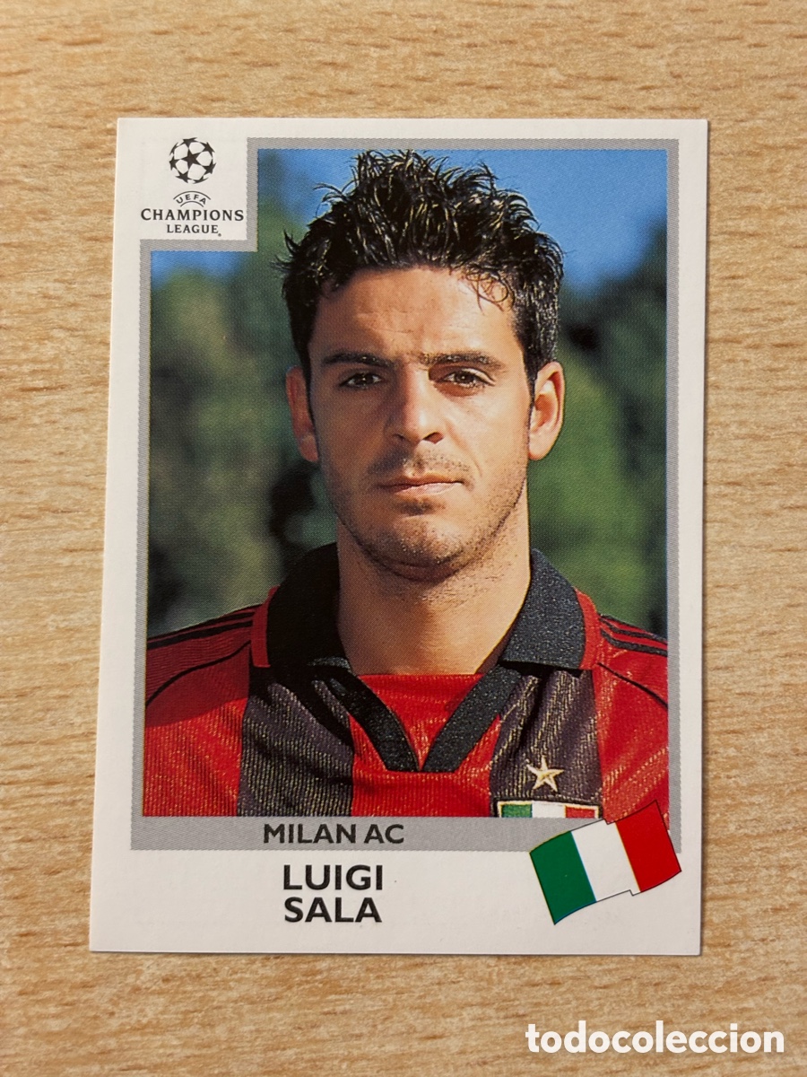 Cromos de F&uacute;tbol: # 294 Sala Milan AC Champions League 99 00 1999 2000 sin pegar