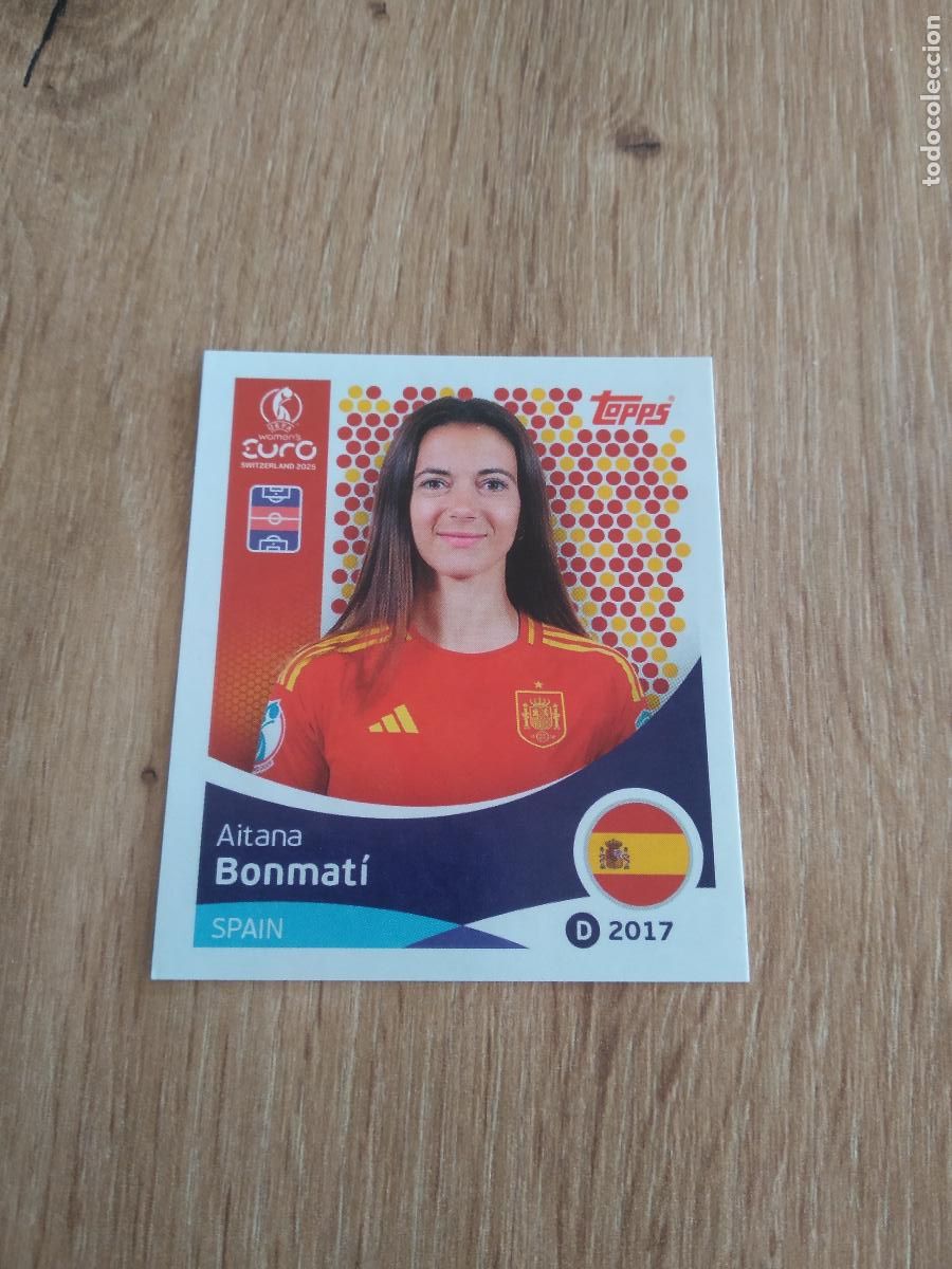 Cromos de F&uacute;tbol: 101 AITANA BONMATI ESPA&Ntilde;A CROMO TOPPS EURO FEMENINA 2025 EUROCOPA FUTBOL FEMENINO UEFA WOMEN'S