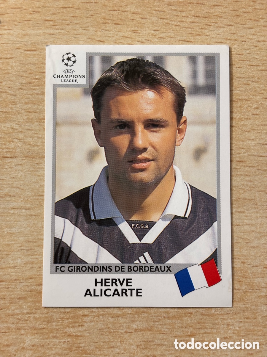 Cromos de F&uacute;tbol: # 259 Alicarte Girondins Champions League 99 00 1999 2000 sin pegar