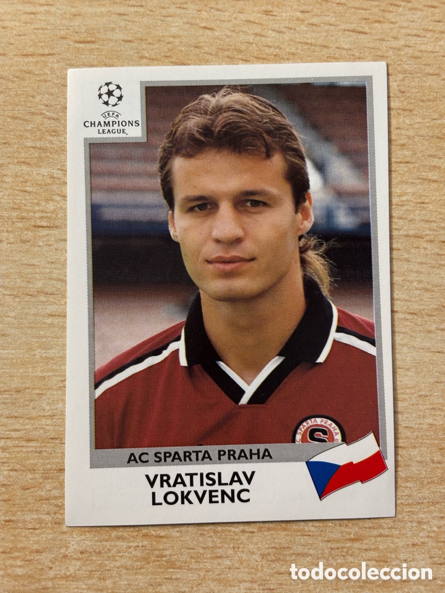 Cromos de F&uacute;tbol: # 254 Lokvenc Sparta Praha Champions League 99 00 1999 2000 sin pegar