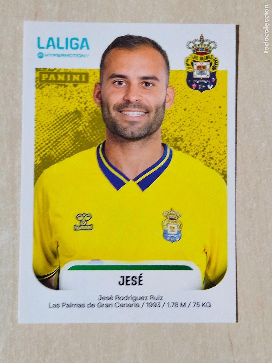 Cromos de F&uacute;tbol: N&ordm; 267 JESE - LAS PALMAS - CROMO - LIGA HYPERMOTION 2025 2026 SEGUNDA DIVISION 25 26
