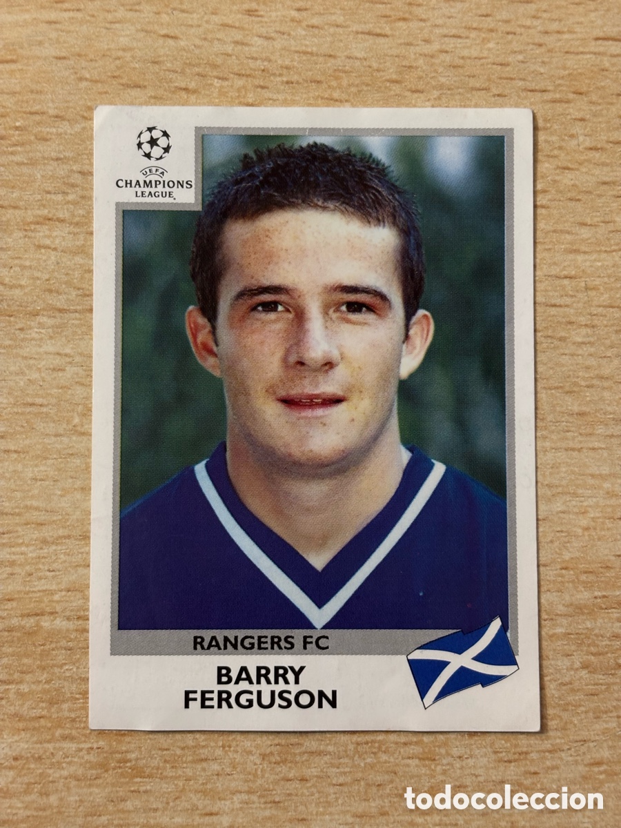 Cromos de F&uacute;tbol: # 214 Ferguson Rangers FC Champions League 99 00 1999 2000 sin pegar