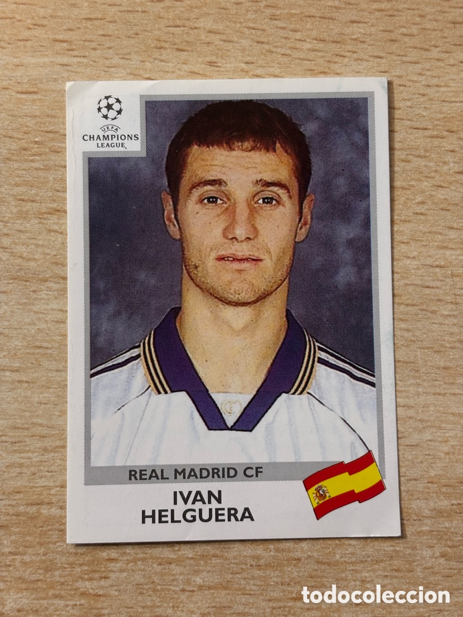 Cromos de F&uacute;tbol: # 193 Helguera Real Madrid Champions League 99 00 1999 2000 sin pegar