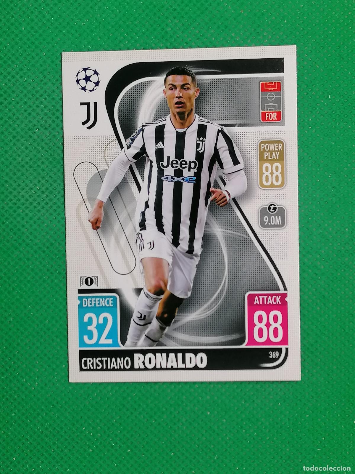 Cromos de F&uacute;tbol: 369 CRISTIANO RONALDO JUVENTUS ⚽TOPPS MATCH ATTAX CHAMPIONS 2021 2022 21 22 ⚽