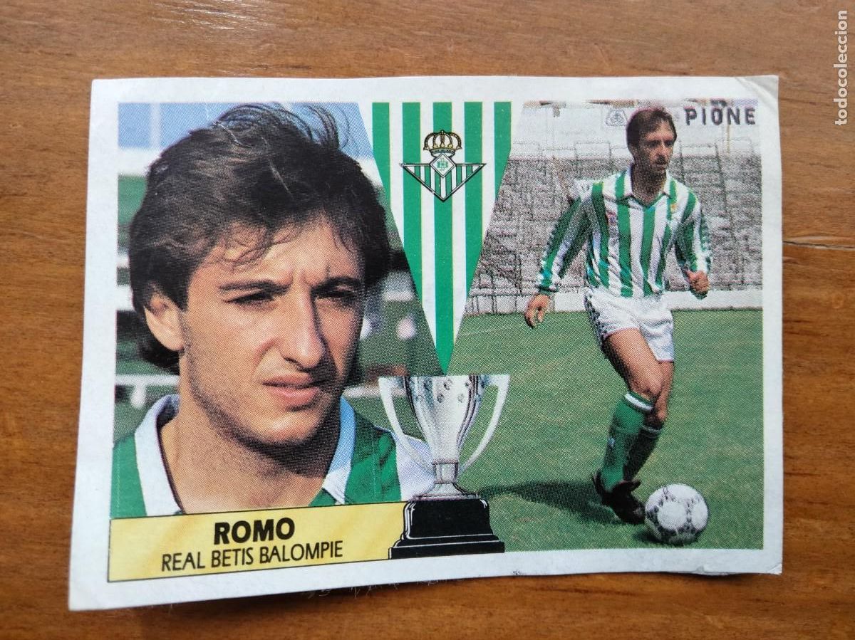 Fu&szlig;ball-Sticker: Romo baja Betis + regalo Contreras cromo &aacute;lbum liga Este 87 88