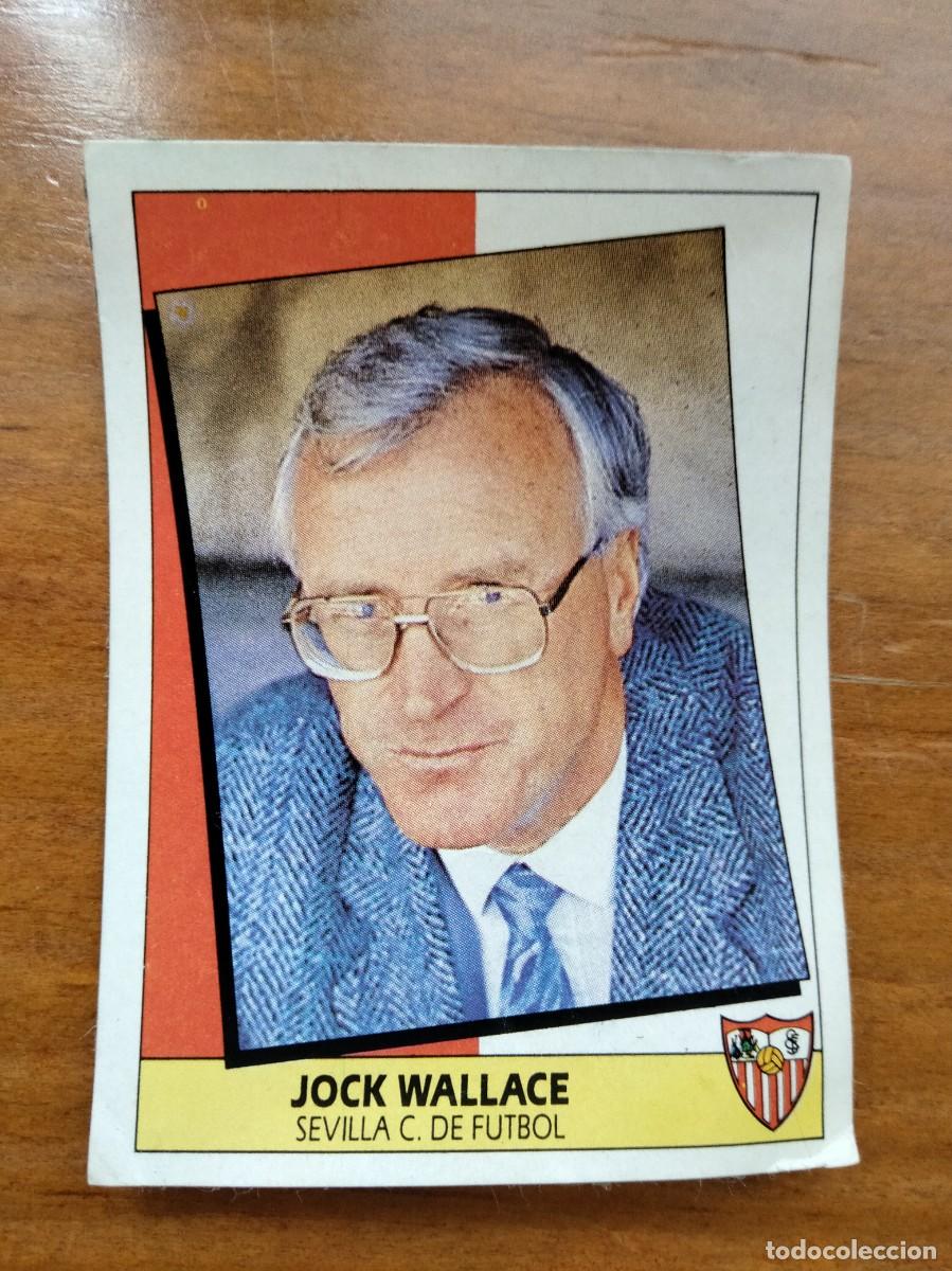 Cromos de F&uacute;tbol: Jock Wallace baja Sevilla cromo &aacute;lbum liga Este 87 88