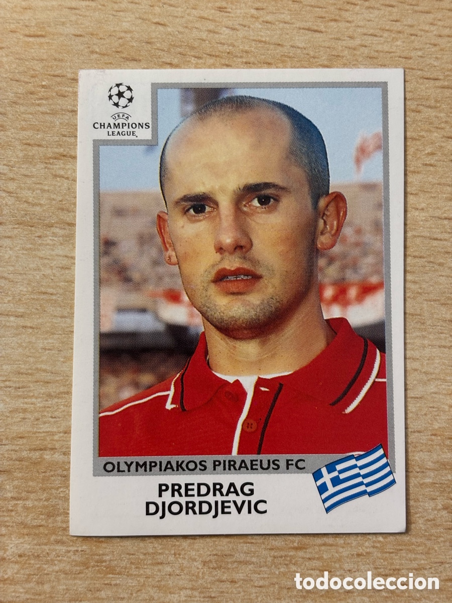 Cromos de F&uacute;tbol: # 180 Djordjevic Olimpiakos Champions League 99 00 1999 2000 sin pegar