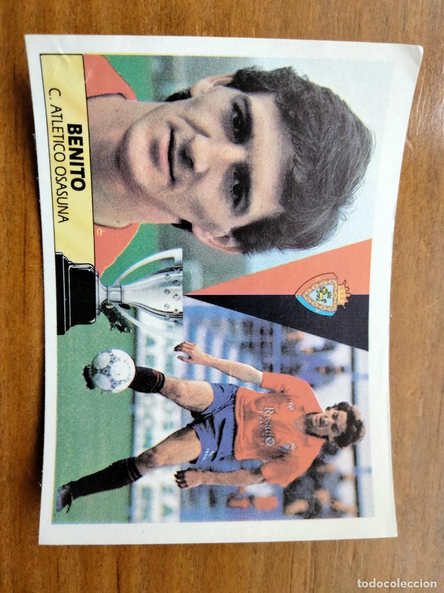Cromos de F&uacute;tbol: Benito baja Osasuna cromo &aacute;lbum liga Este 87 88