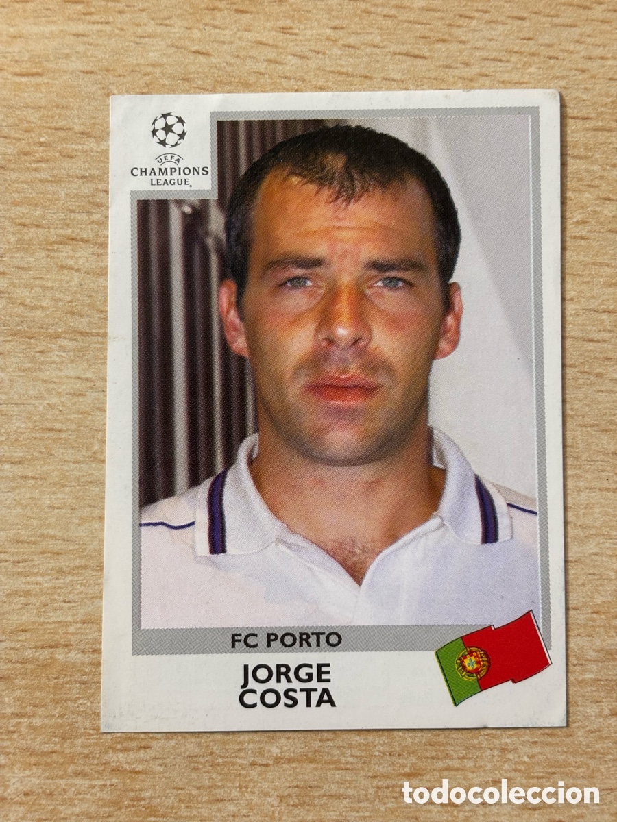 Fu&szlig;ball-Sticker: # 158 Jorge Costa Porto Champions League 99 00 1999 2000 sin pegar