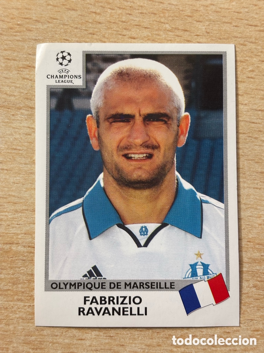 Cromos de F&uacute;tbol: # 153 Ravanelli Olympique Champions League 99 00 1999 2000 sin pegar