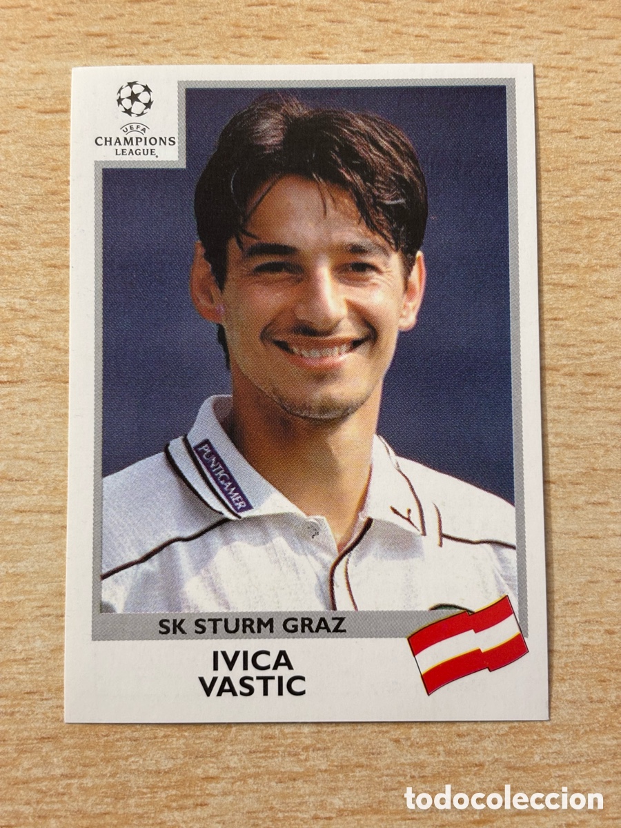 Cromos de F&uacute;tbol: # 119 Vastic Sturm Graz Champions League 99 00 1999 2000 sin pegar