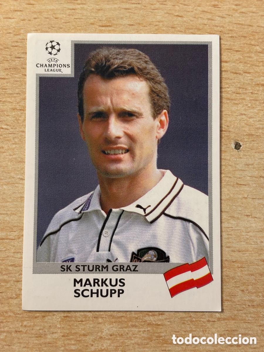 Cromos de F&uacute;tbol: # 112 Schupp Sturm Graz Champions League 99 00 1999 2000 sin pegar