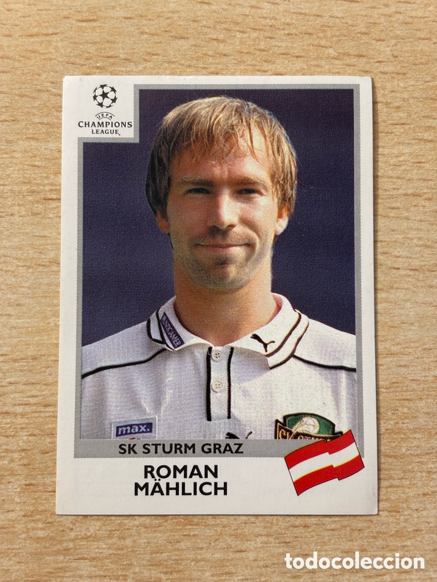 Cromos de F&uacute;tbol: # 111 Mahlich Sturm Graz Champions League 99 00 1999 2000 sin pegar