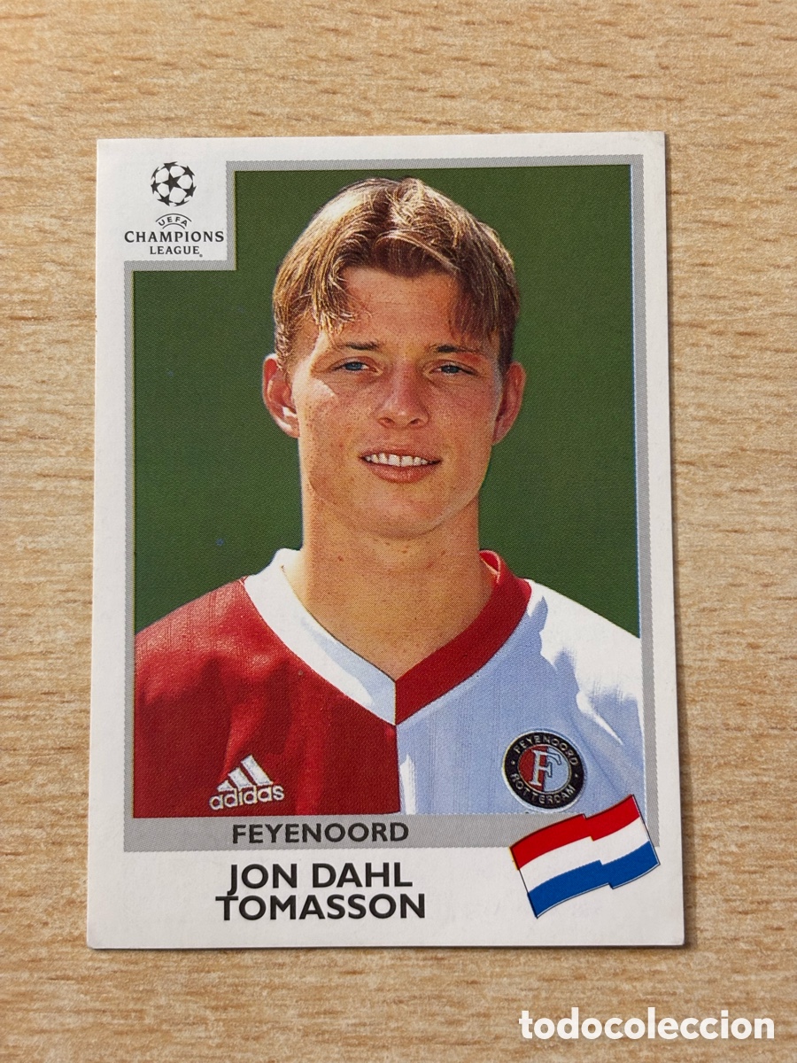 Cromos de F&uacute;tbol: # 98 Tomasson Feyenoord Champions League 99 00 1999 2000 sin pegar
