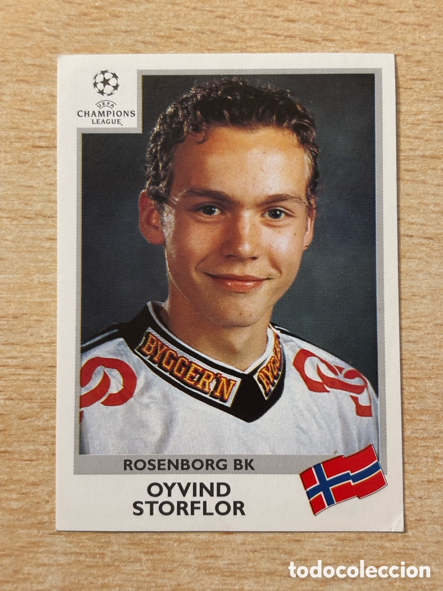 Cromos de F&uacute;tbol: # 85 Storflor Rosenborg Champions League 99 00 1999 2000 sin pegar