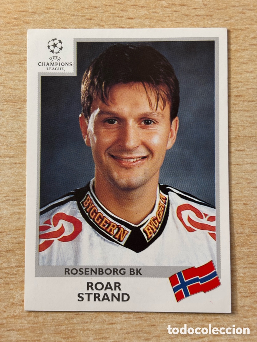 Cromos de F&uacute;tbol: # 79 Strand Rosenborg Champions League 99 00 1999 2000 sin pegar