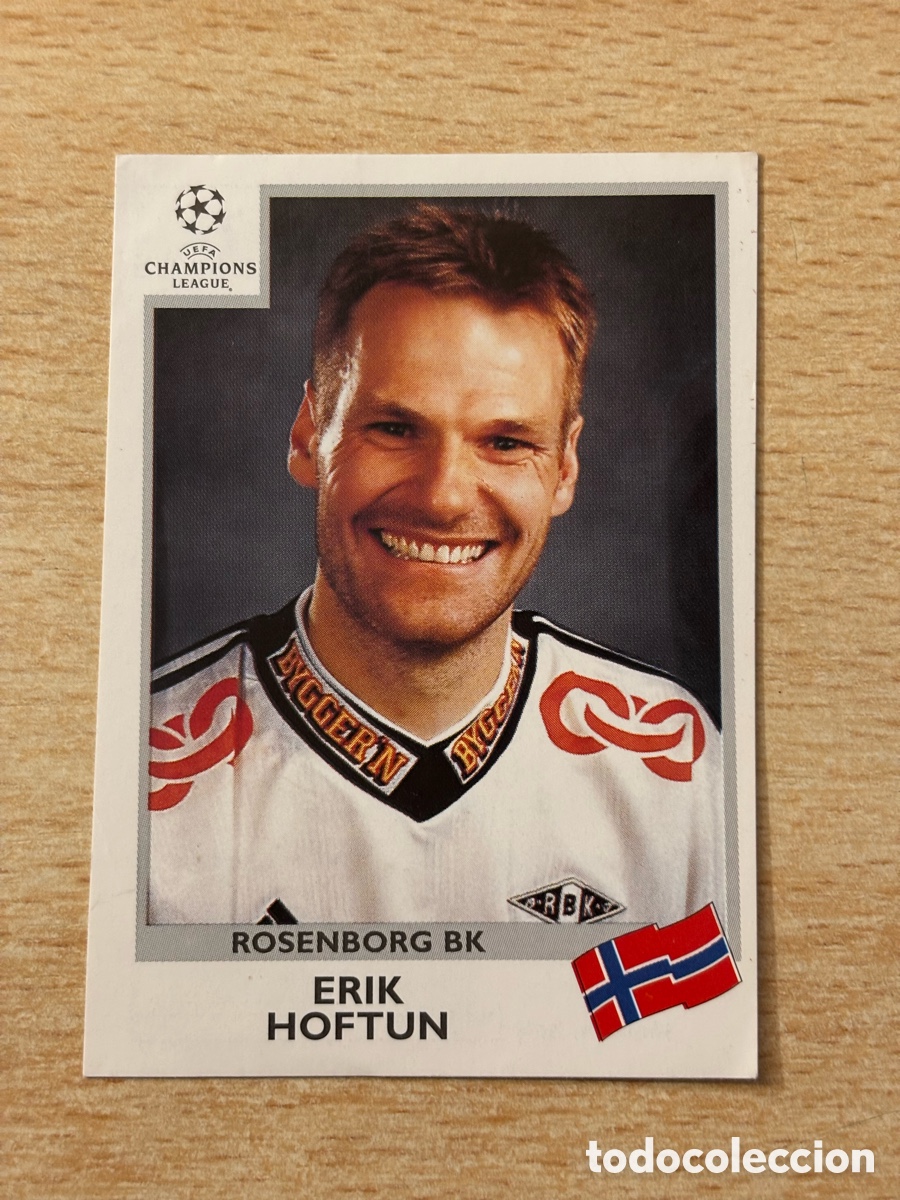Cromos de F&uacute;tbol: # 72 Hoftun Rosenborg Champions League 99 00 1999 2000 sin pegar