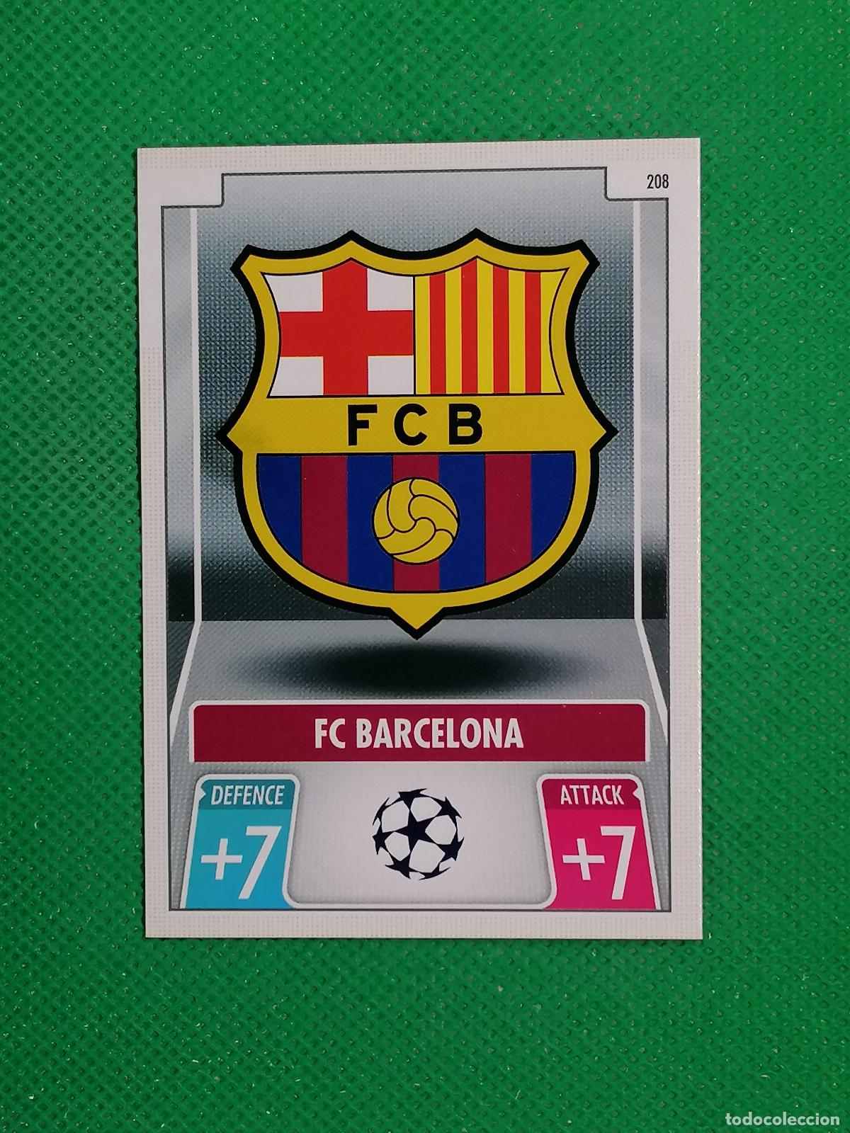 Cromos de F&uacute;tbol: 208 ESCUDO BARCELONA ⚽TOPPS MATCH ATTAX CHAMPIONS 2021 2022 21 22 ⚽