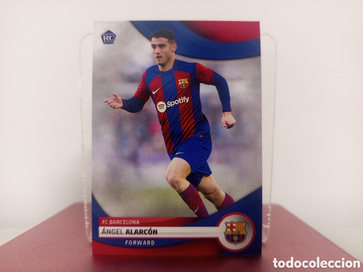 Fu&szlig;ball-Sticker: ❇️ CROMO ⚽ ROOKIE ANGEL ALARCON FC BARCELONA TOPPS FAN SET 2023 24 ❇️