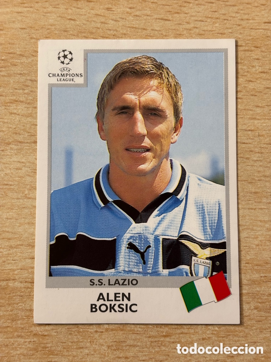 Cromos de F&uacute;tbol: # 13 Boksic Lazio Champions League 99 00 1999 2000 sin pegar