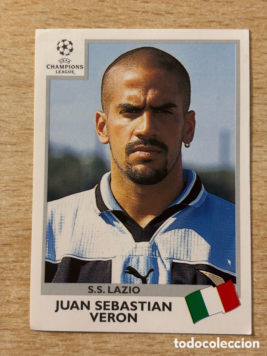 Figurine di Calcio: # 11 Ver&oacute;n Lazio Champions League 99 00 1999 2000 sin pegar