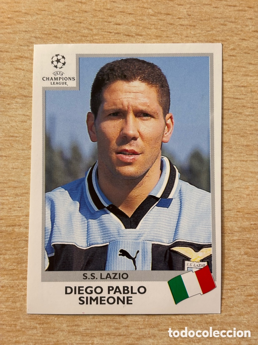 Cartes &agrave; collectionner de Football: # 10 Simeone Lazio Champions League 99 00 1999 2000 sin pegar
