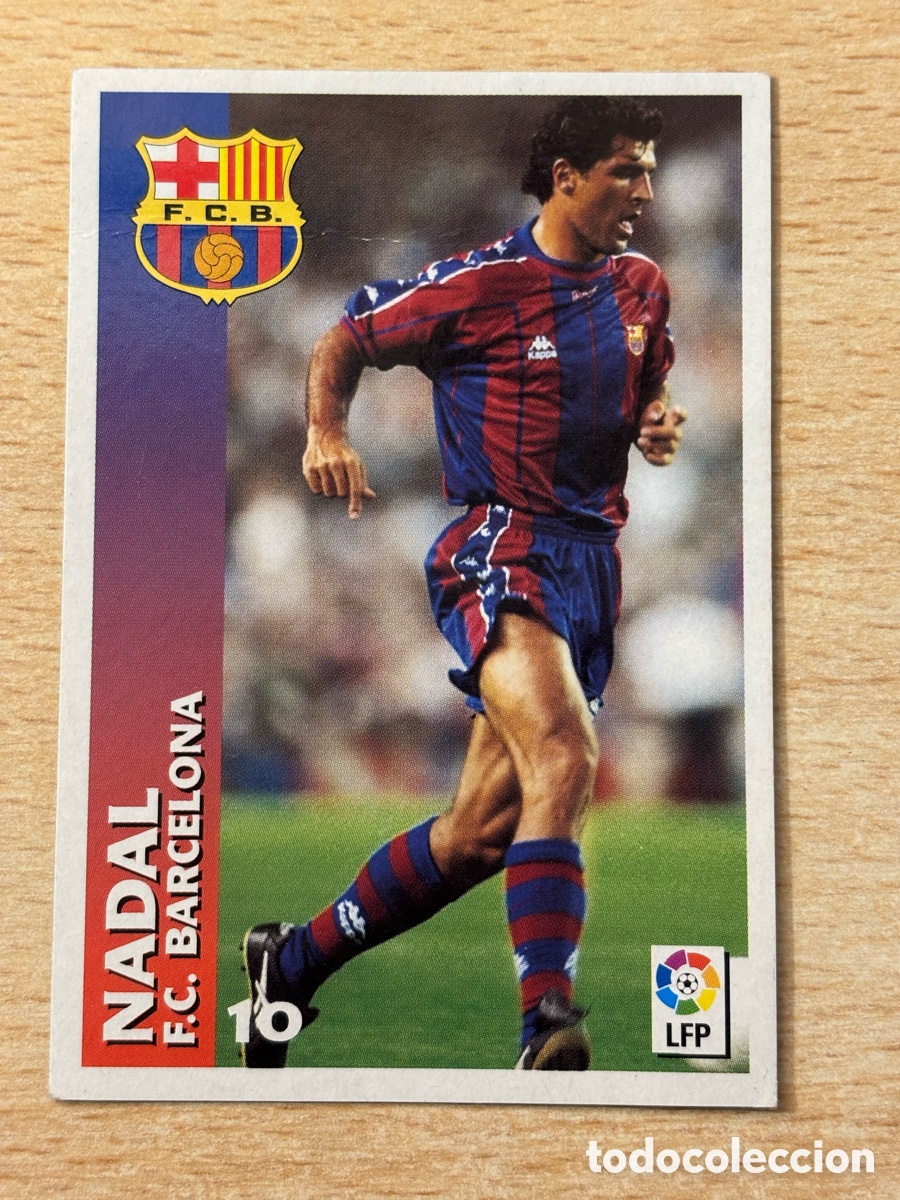 Cartes &agrave; collectionner de Football: # 10 Nadal FC Barcelona Chupa Chups 98 99 ver fotos