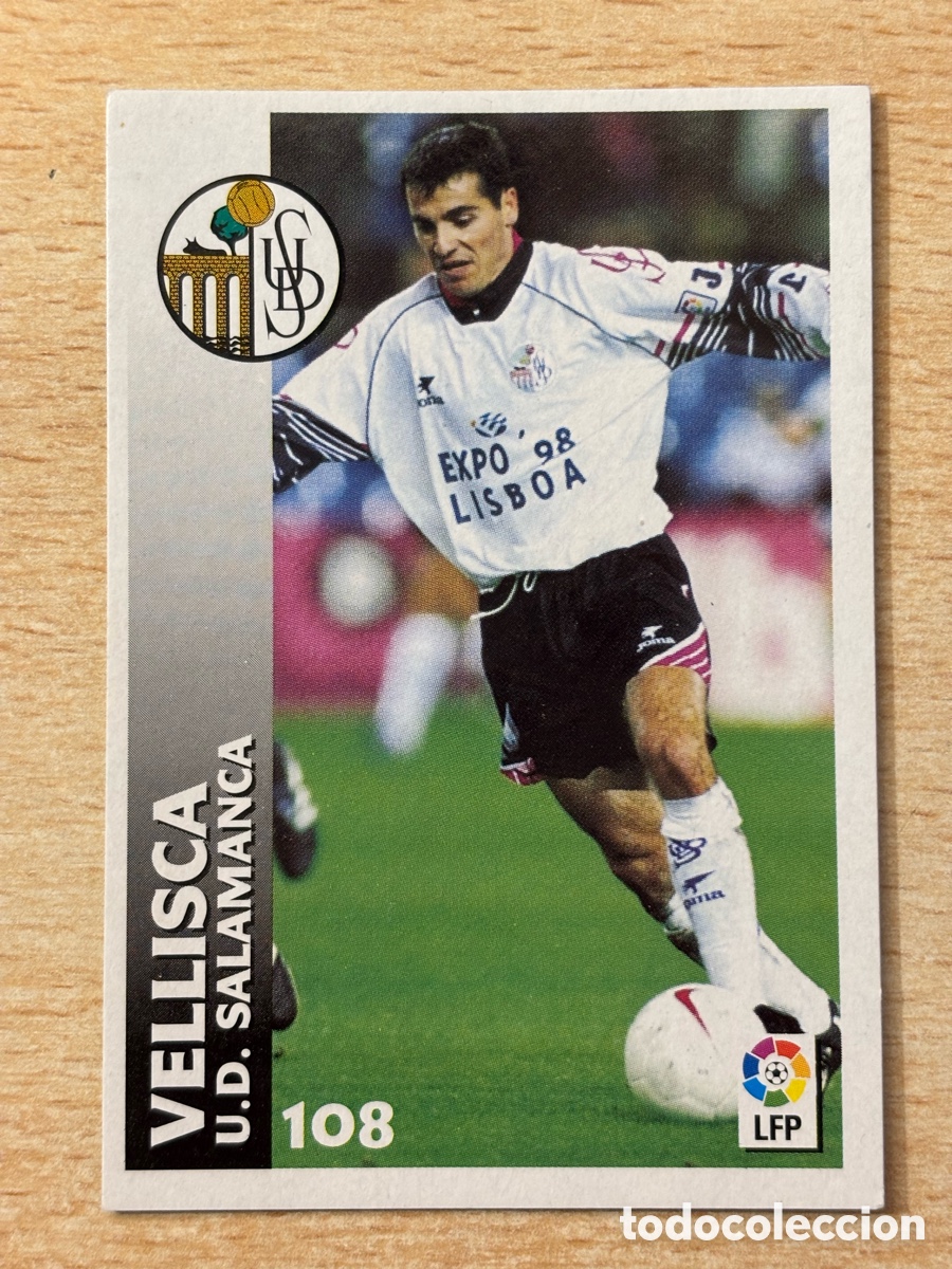 Cartes &agrave; collectionner de Football: # 108 Vellisca UD Salamanca Chupa Chups 98 99