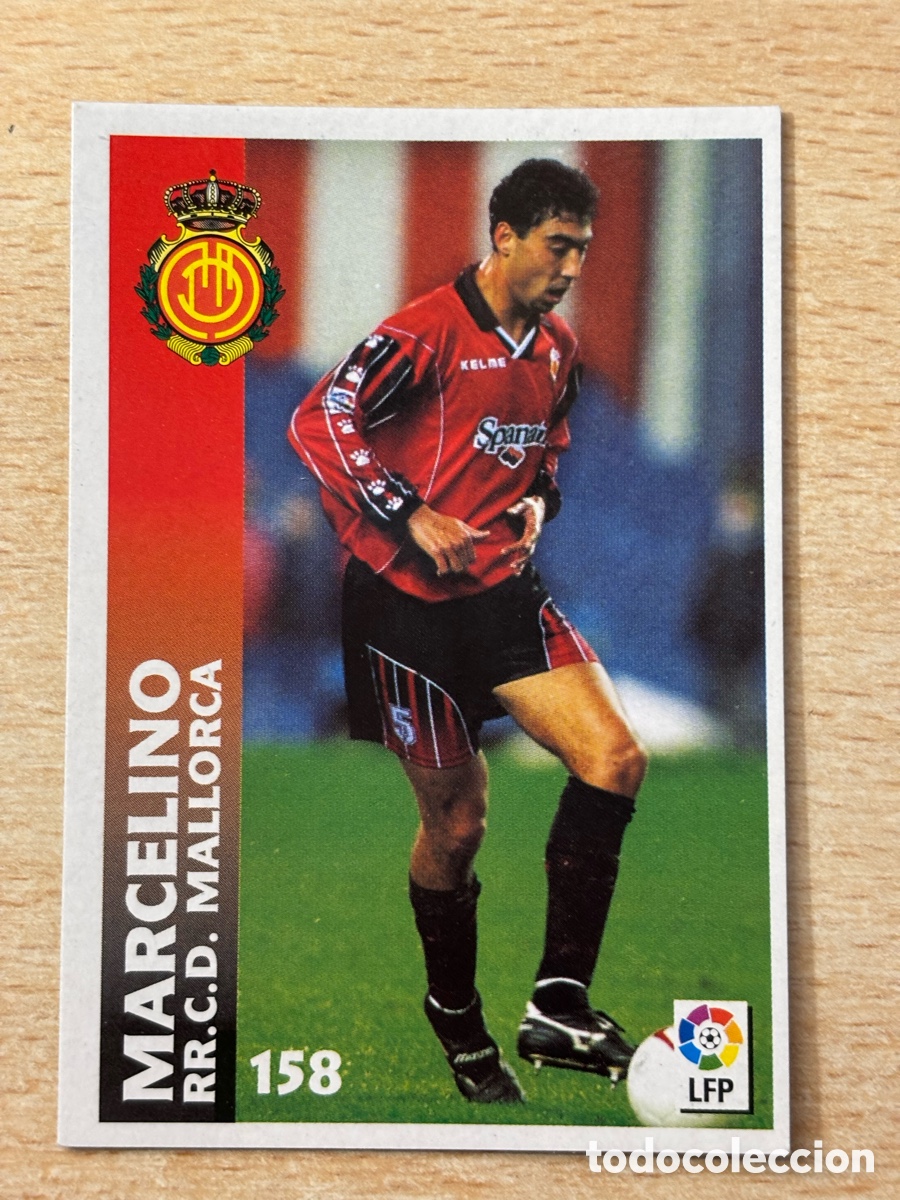 Cromos de F&uacute;tbol: # 158 Marcelino RCD Mallorca Chupa Chups 98 99